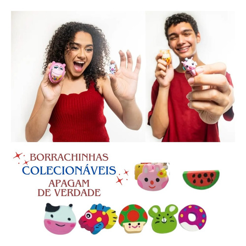 Ovo De Chocolate Dip Loko Surprise Animal Borracha Escolar