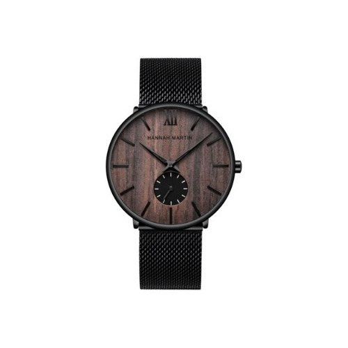 Reloj De Pulsera Negro Hanna Martin Hombre