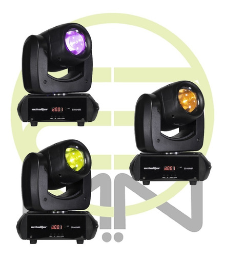 Cabeza Móvil Beam Con Gobos Y Prisma 100w Msi