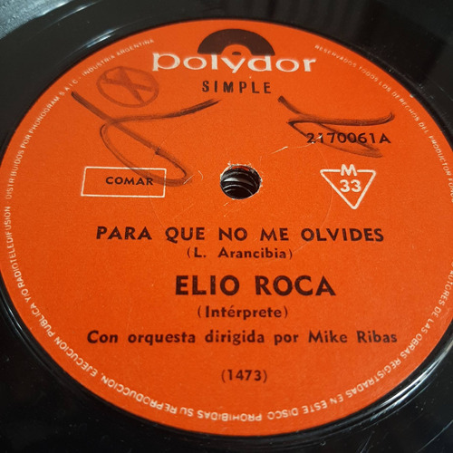 Simple Elio Roca Polydor 1473 C26