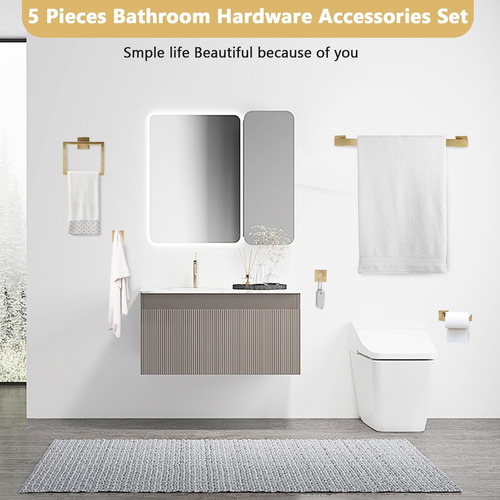 Accesorios De Hardware De Baño Mekotrin, Juegos De Soporte D