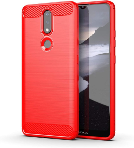 Funda Antigolpe Tpu Carbono Para Nokia 2.3 2.4 24m 5.1 Plus