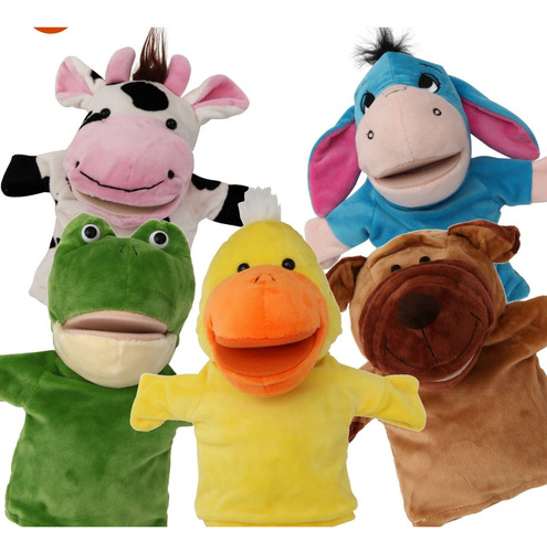 Set De Títeres De Mano De Animales Para Niños -farm Animals