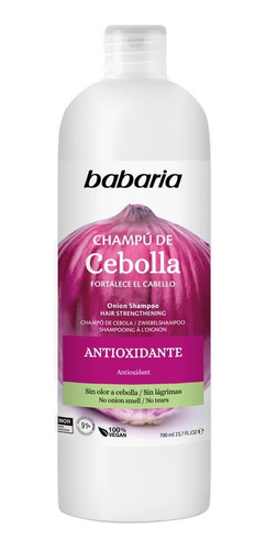 Champu Babaria Cebolla 600 Ml Extra Contenido 100 Ml