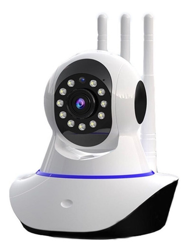 Câmera Wifi Vira 360 3antenas Ip Geraçâo Visâo Noturna