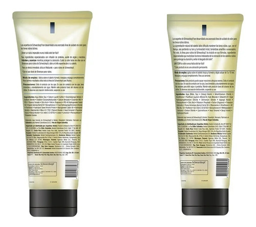 Kit Shampoo + Matizante Schwarzkopf Para Rubios 200ml