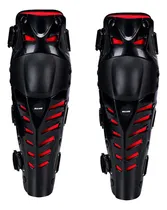 Comprar Rodilleras Protectoras Ajustables Para Motocicleta Negro Y R
