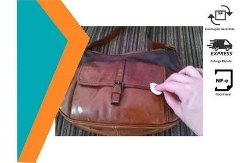 Limpa Couro Hidrata Pasta Mochila Carteira Bota Sapato Sofás