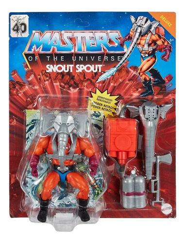 Figura Motu Snout Spout Deluxe Mattel Supertoys Lomas