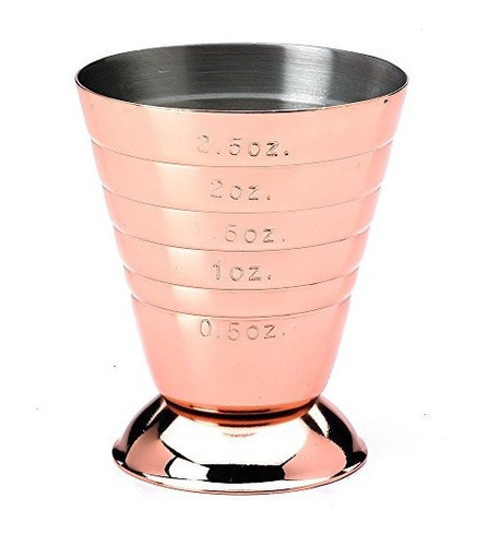 Barfly M37069cp Vaso Medidor 022 Oz Chapado En Cobre