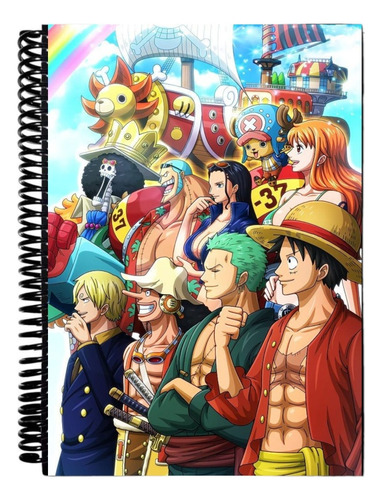 Cuaderno One Piece 100 H Cuadros 