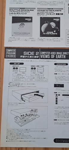 Jogo De Videogame Msx Palcom Spacedisc Views Of Earth Raro!! (Usado)