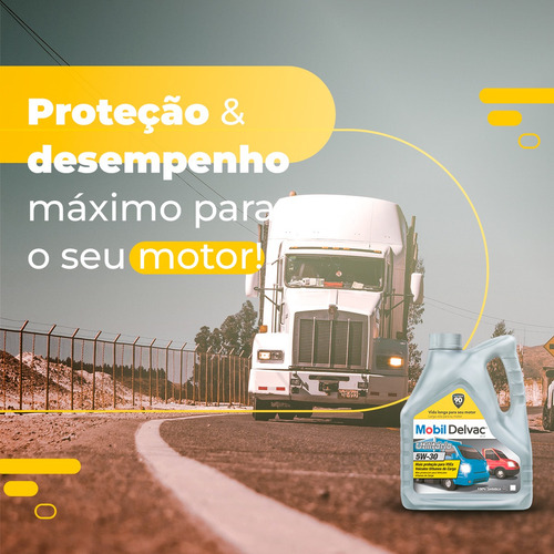 Oleo Motor Diesel 5w30 Sintetico Mobil Delvac Mx Ld Galao 4l