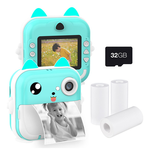 Camera Inch Kid Camera... Print Paper Children Portable