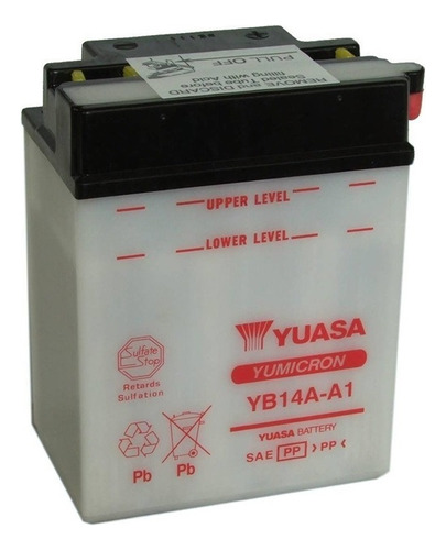 Bateria Yuasa Yb14a-a1 12v 14ah