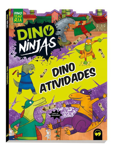 Livro Dino Ninjas Atividade Roxo