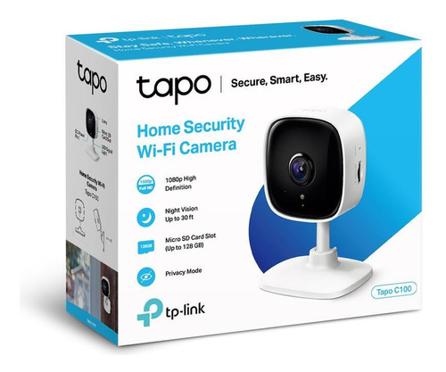 Câmera De Monitoramento Tp-link Wi-fi Tapo C100