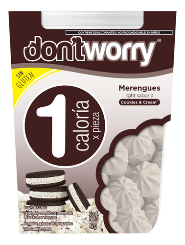 Dont Worry Merengue Cookies & Cream (43g)