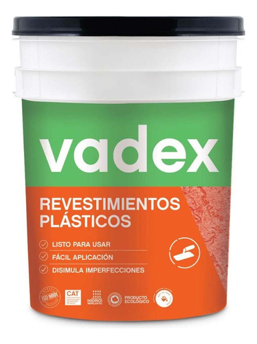 Revestimiento Vadex Texturable Fino Blanco/base 25k - Rex Color Blanco