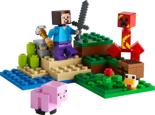 Lego Minecraft 21177 The Creeper Ambush  (72 Piezas)