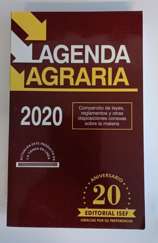 Libro Agenda Agraria 2020 - Rmt*