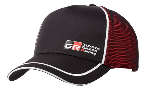 Gorro Original Toyota Gazoo Racing Negro Y Bordó