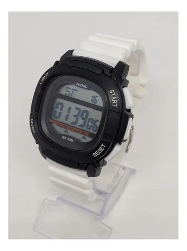 Reloj digital blanco impermeable Xufeng 65 para hombre MercadoLibre