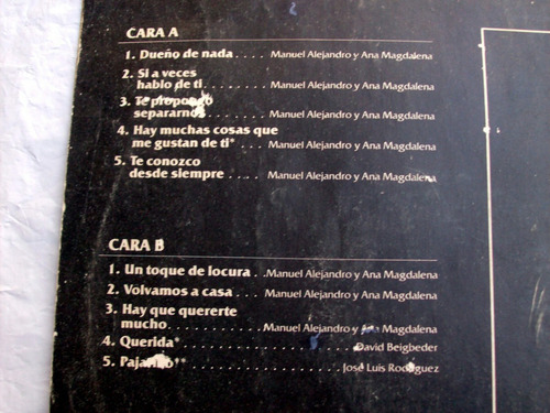Jose Luis Rodriguez El Puma - Dueño De Nada / Vinilo Lp 1982 (Usado)