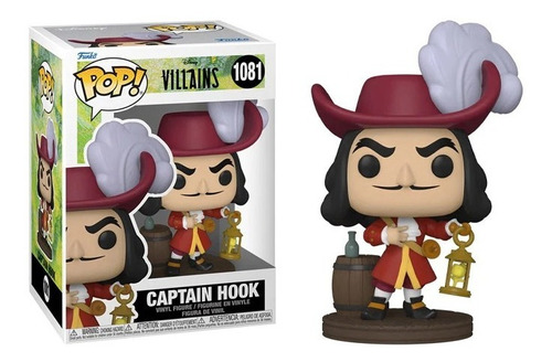 Funko Pop! Disney #1081 Villains Captain Hook - Nuevo !