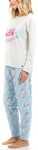 Pijama Cotton Dulce Estampado Lady Genny