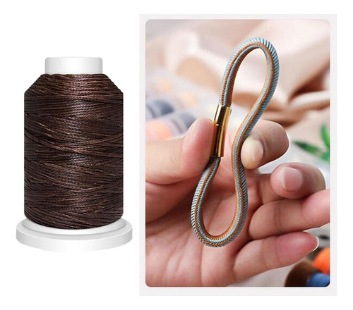 77 Yardas/70 M 1 Mm 210d Hilo De Coser Encerado, Cordones De