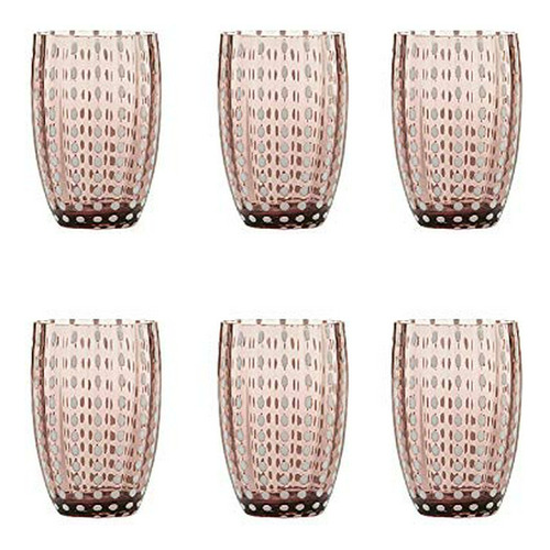 Set 6 Vasos Zafferano Transparentes 180ml