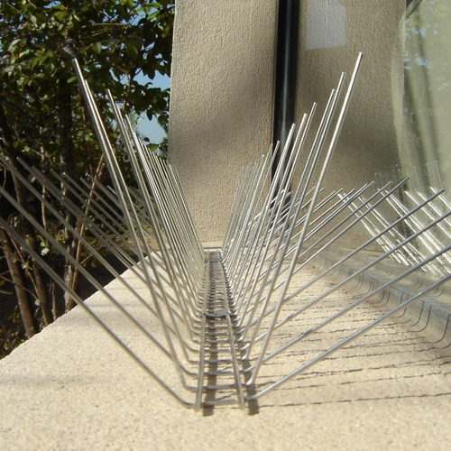 1m Pinche Pinchos Repelente Ahuyenta Espanta Palomas Pajaros - Apto Sol Lluvia - Hay Stock