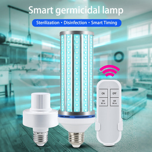 Imagen 10 de 12 de 2x Lámpara Germicida Uv 100w E27 Luz De Esterilización