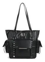 Comprar Carteras Importadas Cuero Ecologico Mujer Tachas Negras Lima