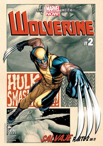 Wolverine Salvaje N° 2, de Comics, Marvel. Editorial OVNI Press, tapa blanda, edición 1 en español, 2017