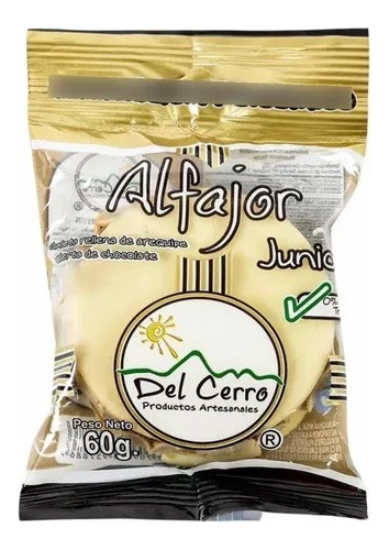 Alfajor Blanco Del Cerro Junior 60 Gr - g a $52