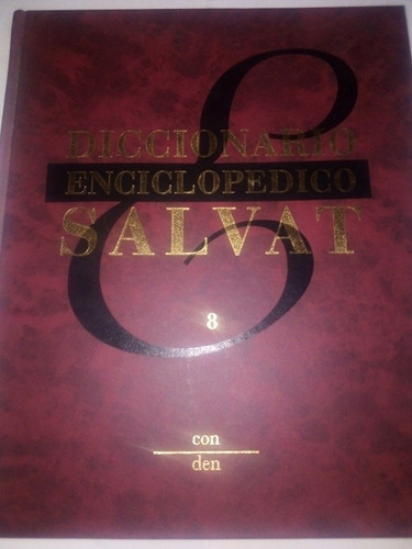 Diccionario Enciclopédico Salvat Tomo 8 Perfecto Estado