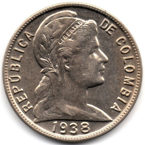 5 Centavos 1938 Filadelfia En Au
