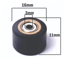 Comprar 4 Rolete Para Plotter Na Medida De 3x11x16 Mm Plotters 
