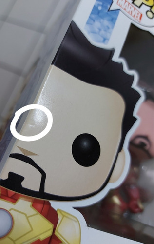 Funko Pop Tony Stark 32 Sdcc 2013 Iron Man (caja Con Daños)