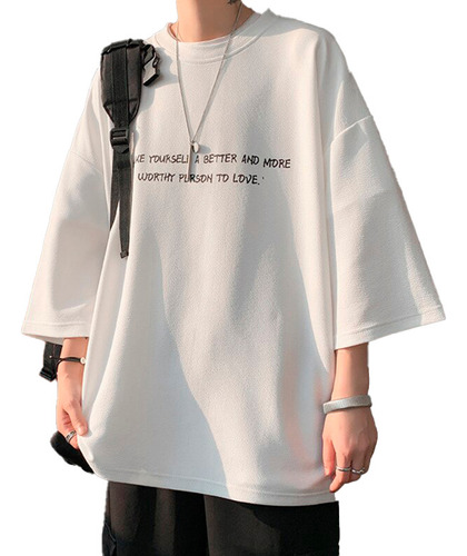 Camiseta Oversize Letters