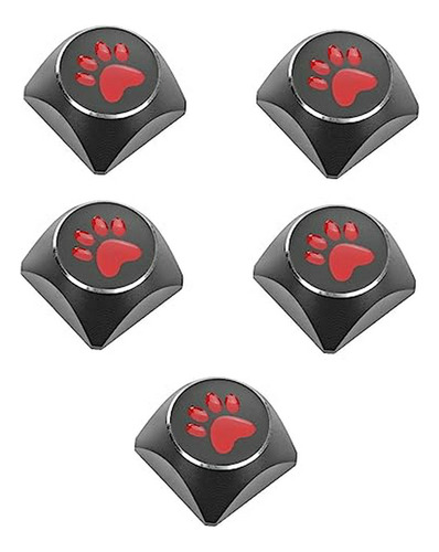 5 Uds Keycap Teclado Gaming Key Cap Garras De Metal Tapas De