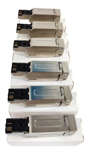 Pack 6 Conectores Profinet Metalicos Rj45  Equivalentes 