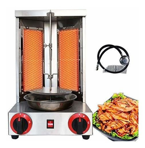 Li Bai Shawarma Machine Kebab Grill Gas Vertical Broiler Gyr