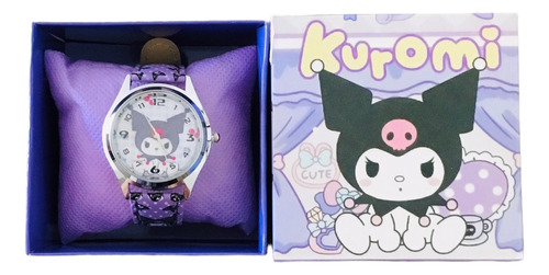 Reloj Importado Kuromi Incluye Cajita De Regalo