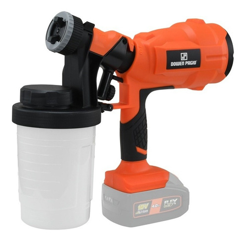 Pistola Para Pintar Flex One Dowen Pagio Sin Batería Color Naranja