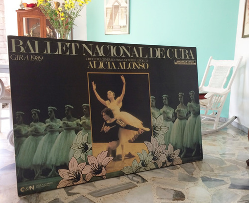 Ballet Alicia Alonso  1989 Afiche 1.50x1.00 Mts Cuadro 