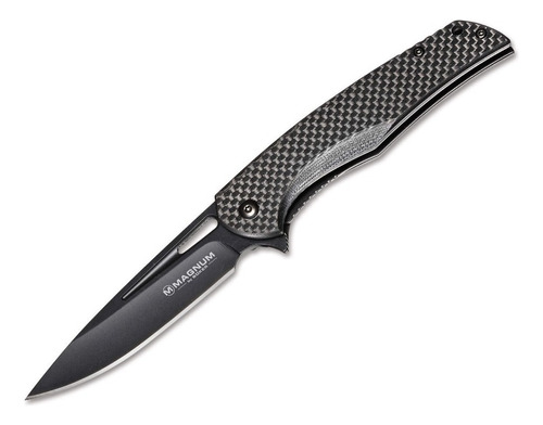 Navaja Magnun By Boker Arbolito Ry703 Black Carbon Fibra 440