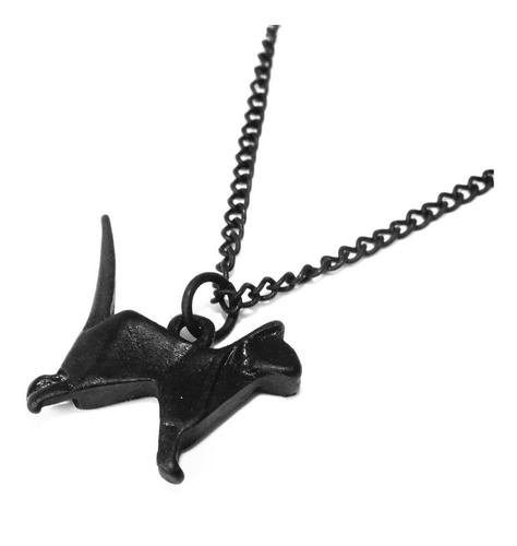 Imagem 2 de 2 de Colar Gato Preto